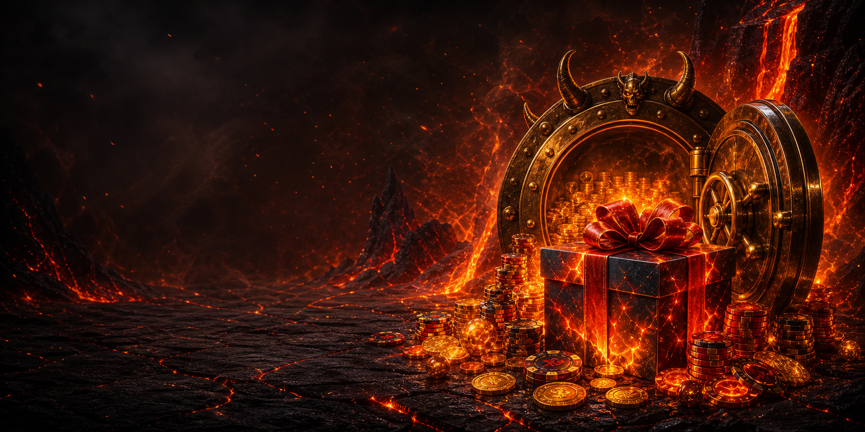 HellSpin promo banner bez textu Bonus za první vklad