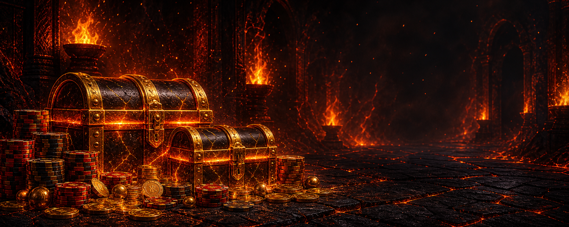HellSpin promo banner bez textu Bonus za druhý vklad